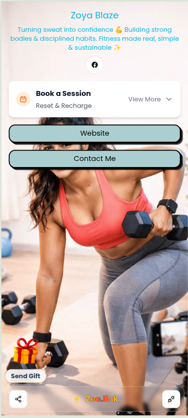 Zeo.link creator dashboard 1